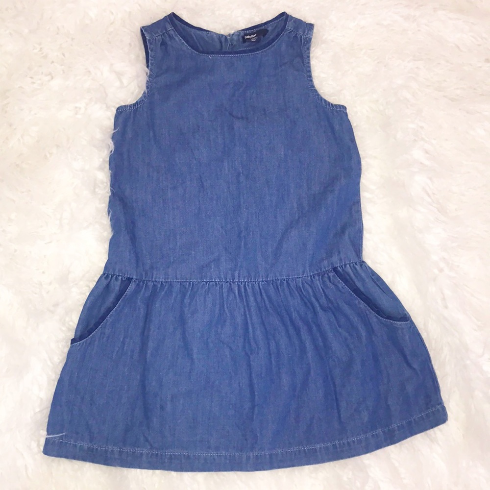 BabyGap Blur Denim Sleeveless Dress